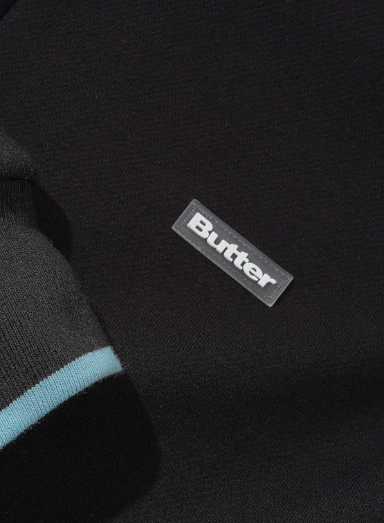 Олимпийка Butter Goods Endurance Zip-Thru Washed Black