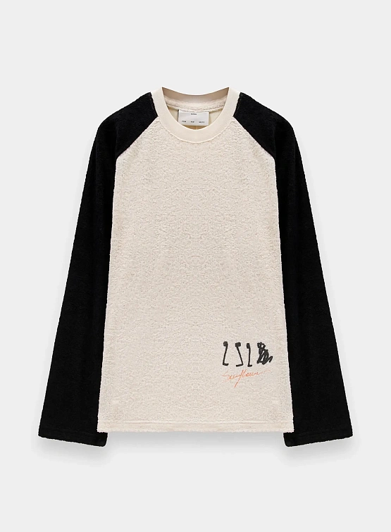 Лонгслив Song for the Mute''25.2 Sunflower'' Towel Raglan White