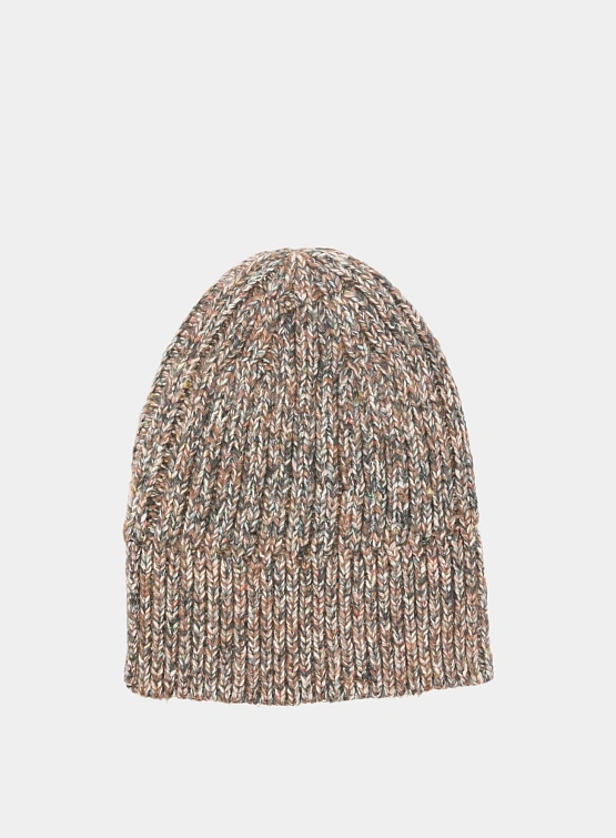 Шапка Song for the Mute Cable Knit Melange Taupe