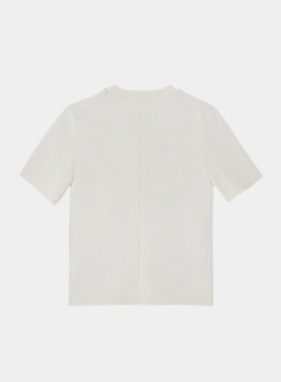 Женская футболка Recto Round Neck Compact Knit Ivory