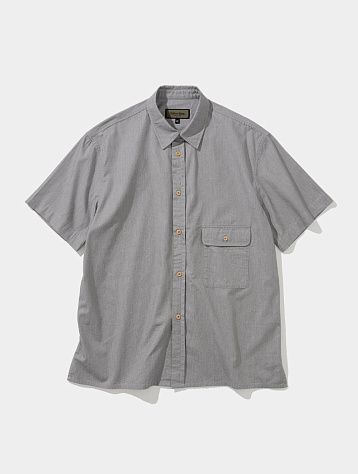 Рубашка Uniform Bridge Chambray Over 4.2oz Rinsed Grey