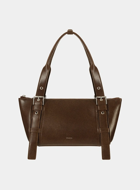 Женская сумка STAND OIL Boat Bag Brown