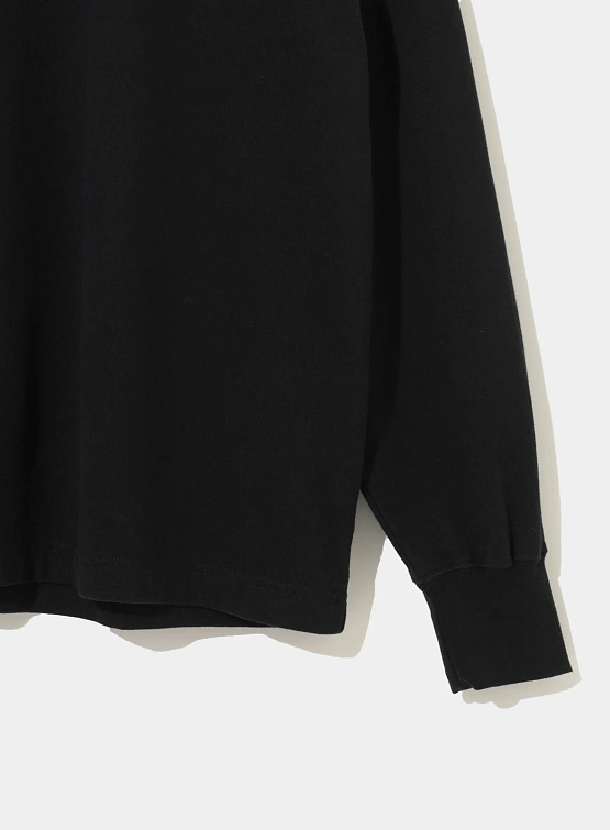 Лонгслив UNDERCOVER Cotton Seam-Out Design Black