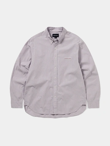 Рубашка thisisneverthat DSN Striped Shirt Lilac