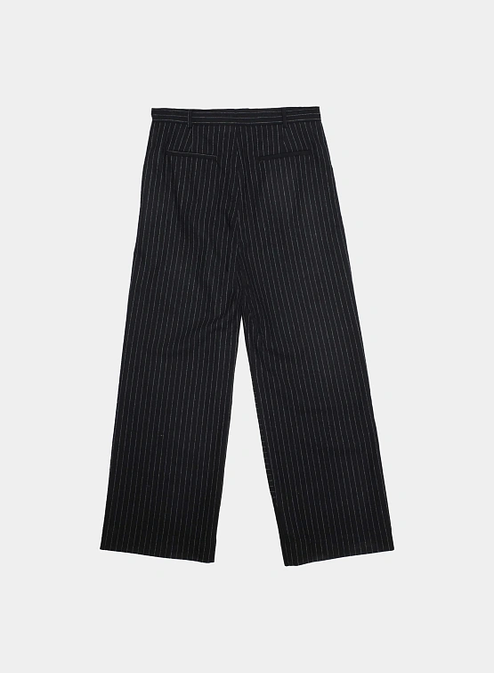 Брюки Jungles Jungles Pinstripe Slant Black