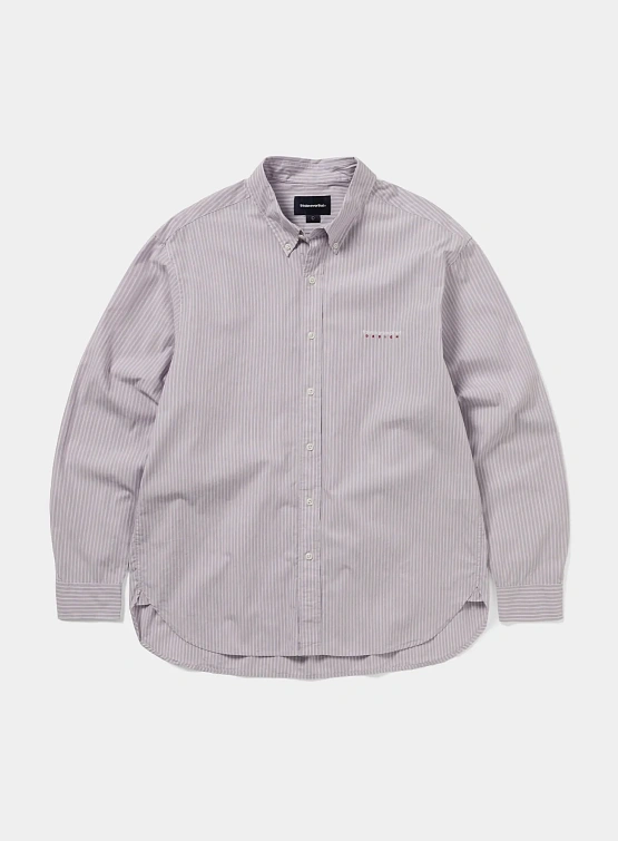 Рубашка thisisneverthat DSN Striped Shirt Lilac