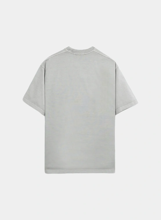 Футболка Stampd Strike Stack Logo Relaxed Garment Dye Fog