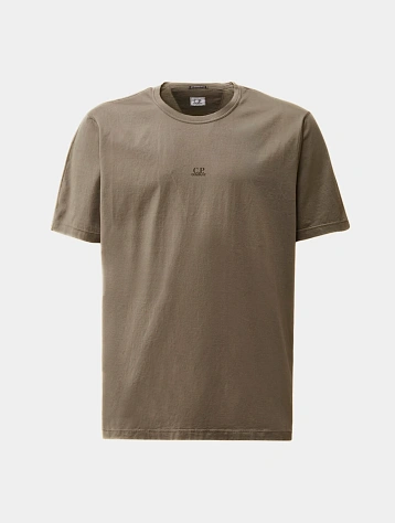Футболка C.P. Company 70/2 Mercerized Jersey Smoked Pearl