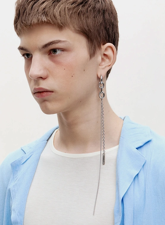 Удлиненная моносерьга OMUT Double Long