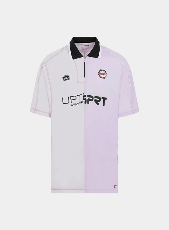 Футболка Martine Rose Half And Half Football Top Lilac