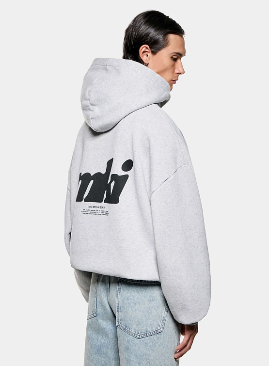 Худи MKI MIYUKI ZOKU Stamp Hoody Grey