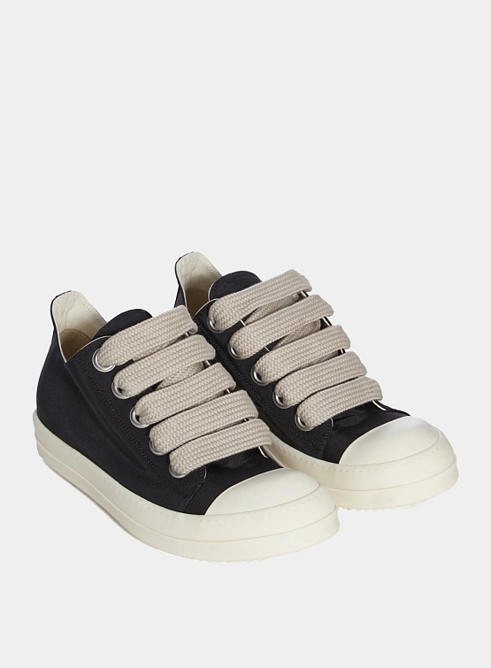 Кеды RICK OWENS DRKSHDW Concordians Jumbo Lace Low Black/Milk