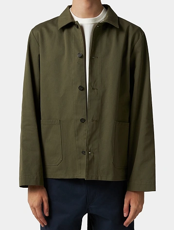 Овершот A.P.C. Kerlouan Logo Jacket Kaki