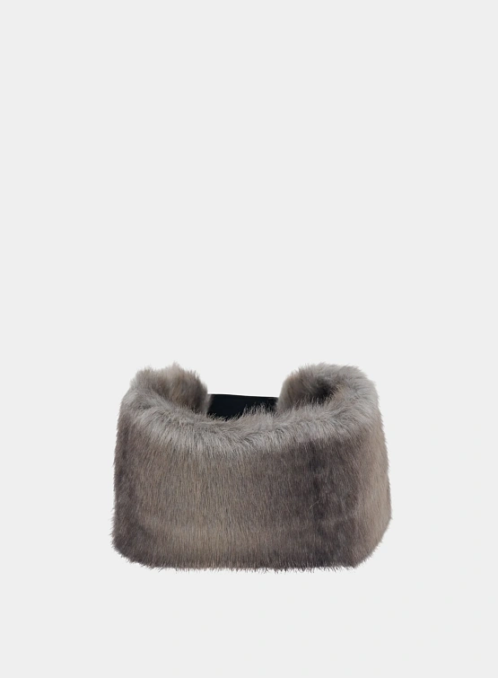 Повязка на голову OPEN YY Furry Hairband Grey
