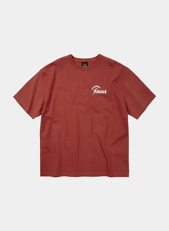 Футболка FrizmWORKS Thunder Sauna Logo Brick Red