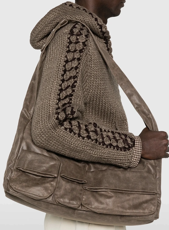 Сумка-тоут OPEN YY Oil Skin Venti Brown