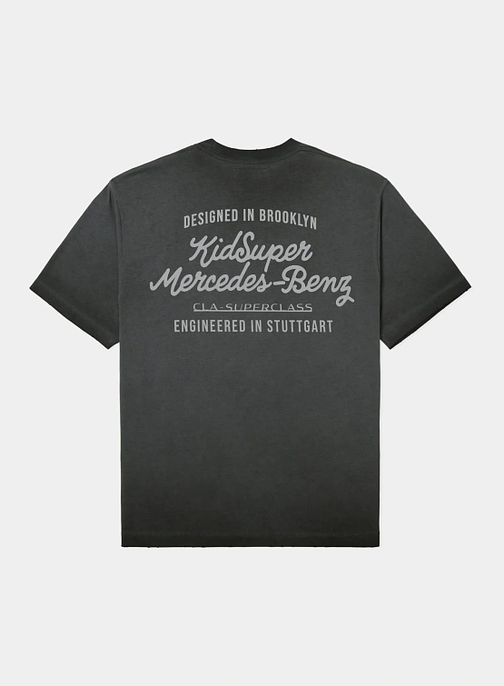 Футболка KidSuper x Mercedes-Benz Tee Washed Black