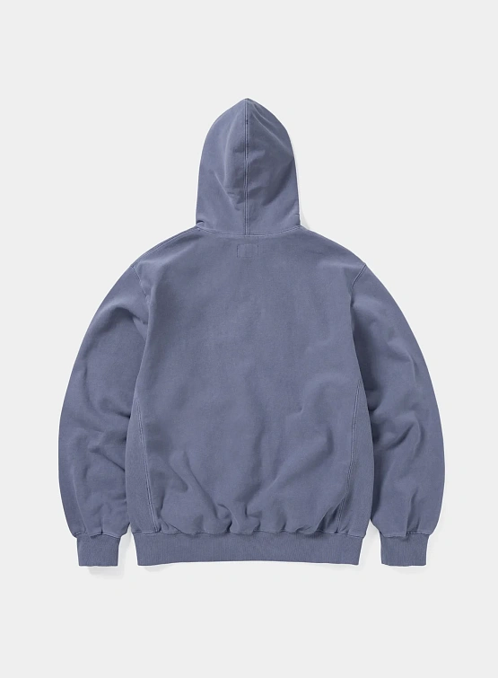 Худи thisisneverthat Overdyed Embroidery Purple Grey
