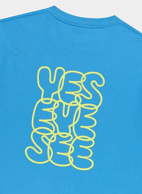 Футболка YESEYESEE C-Logo Tee Sky Blue
