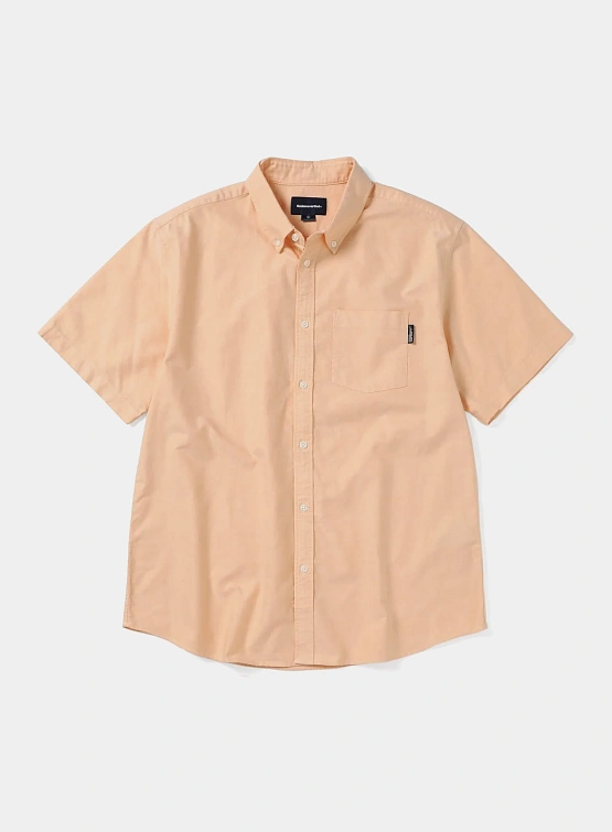 Рубашка thisisneverthat Oxford S/S Shirt Apricot