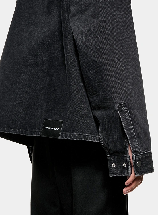 Джинсовая куртка MKI MIYUKI ZOKU Denim Box Washed Black