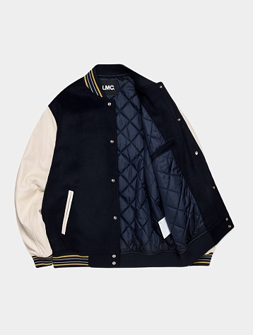 Бомбер LMC Angel Wool Varsity Jacket Navy