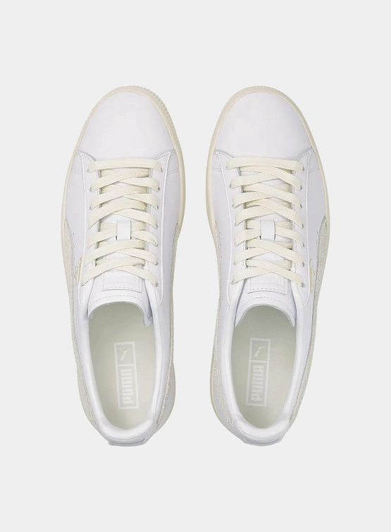 Кеды Puma Clyde Base White/Frosted Ivory