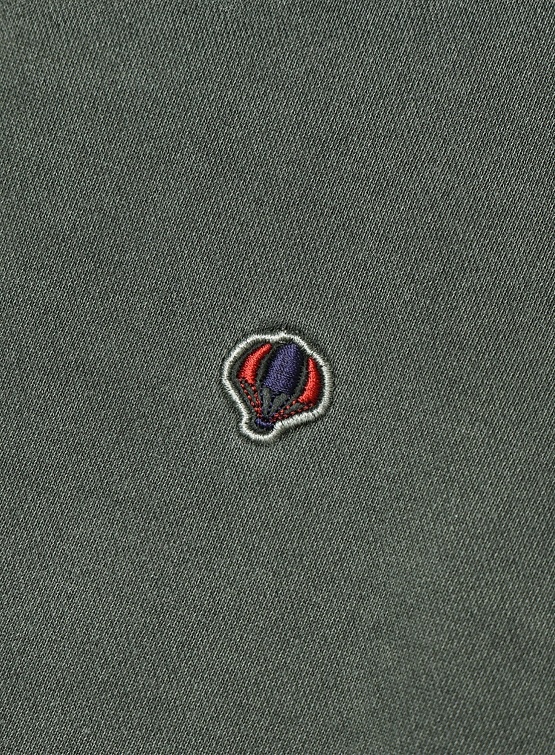 Худи ANGLAN Pigment Wappen Double Hoodie Khaki