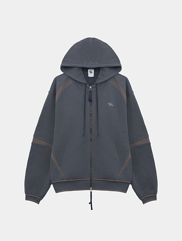 Зип-худи SAN SAN GEAR Oblique Hoodie Midnight Blue