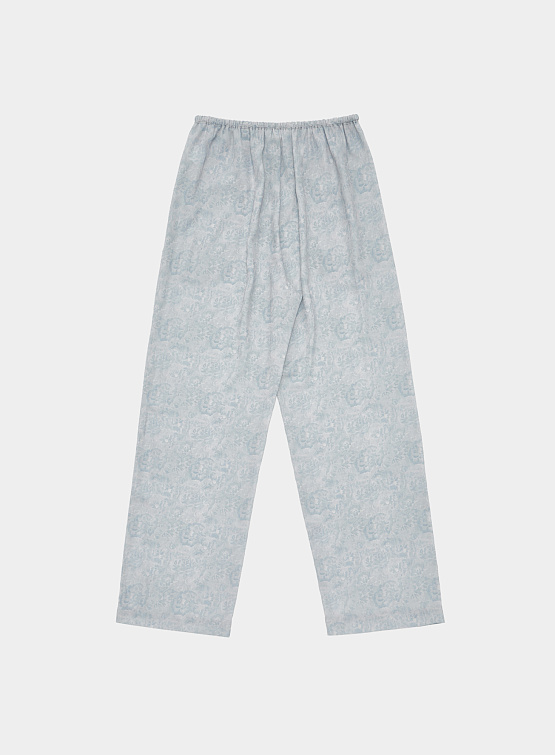 Женские брюки AMOMENTO Floral Drawstring Pajama Blue