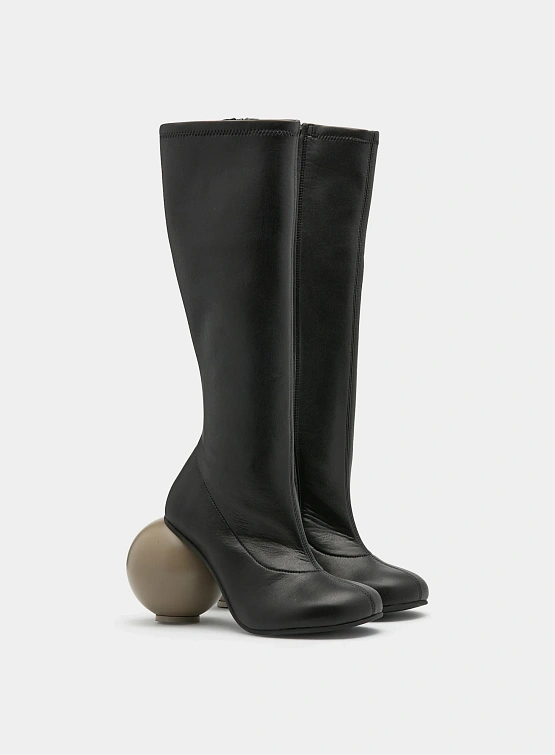 Женские сапоги YUME YUME Ball Boot Black/ Beige