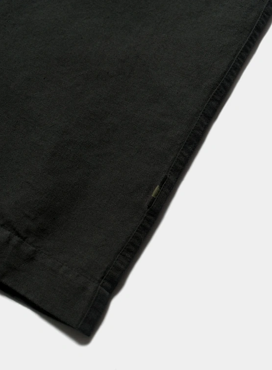 Рубашка MAHARISHI 5211 Hemp Camp Collar Shirt Black