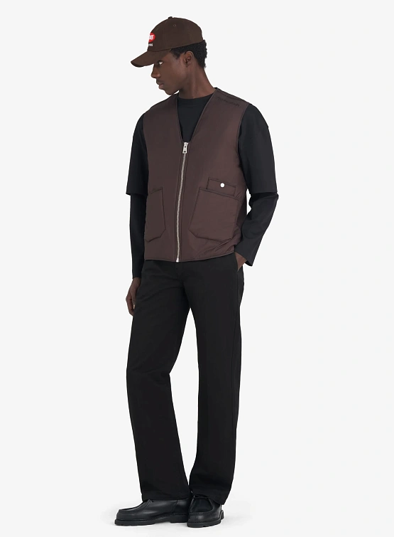 Жилет Études Paded Zip Vest Dk Brown