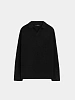 Рубашка-поло Stampd Ribbed Knit LS Polo Black