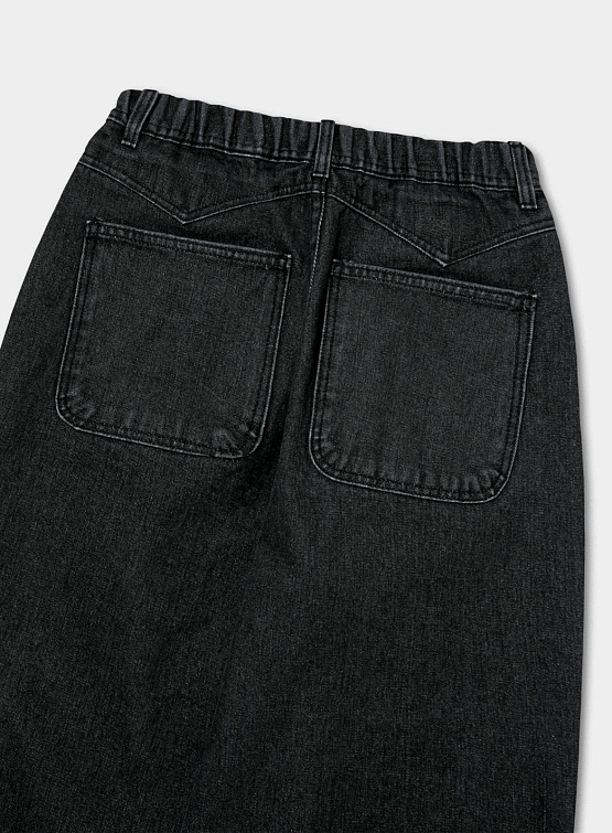 Джинсы ANGLAN Tin Denim Balloon Pants Black Denim