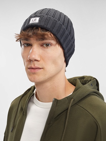 Шапка C.P. Company Extra Fine Merino Wool Forged Iron