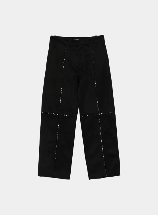 Брюки Bluemarble Sequin-Slit Black