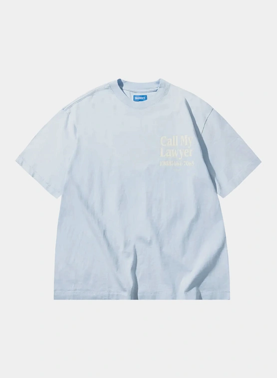 Футболка MARKET CALL MY LAWYER 3D T-SHIRT Blue