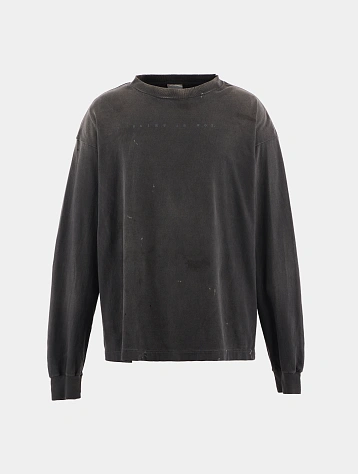 Лонгслив SAINT MXXXXXX X Tee Black