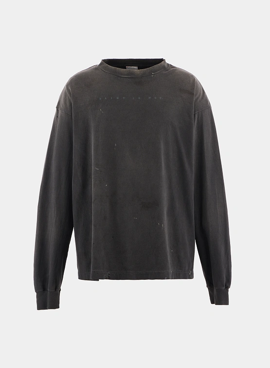 Лонгслив SAINT MXXXXXX X Tee Black