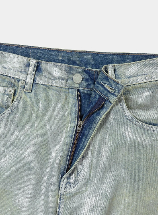 Джинсы thisisneverthat Metal Relaxed Silver