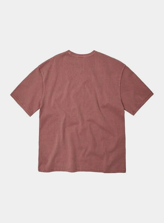 Футболка FrizmWORKS Black Flag Pigment Dyeing Pink