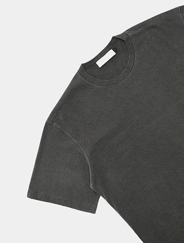 Футболка AMOMENTO Garment Dyed T-Shirt Charcoal