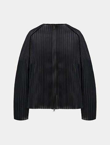 Кардиган AMOMENTO Pleats Zip Up Jumper Black
