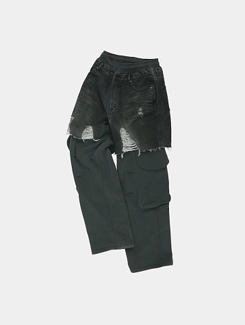 Джинсы Andersson Bell Rugged Denim Inset Black