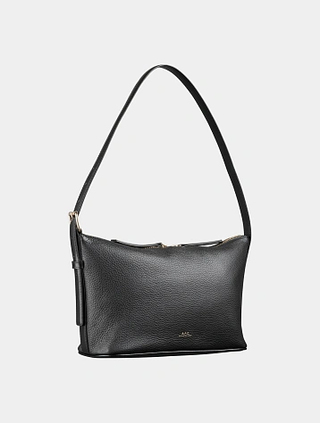 Сумка A.P.C. Vera Shoulder Grained Leather Noir