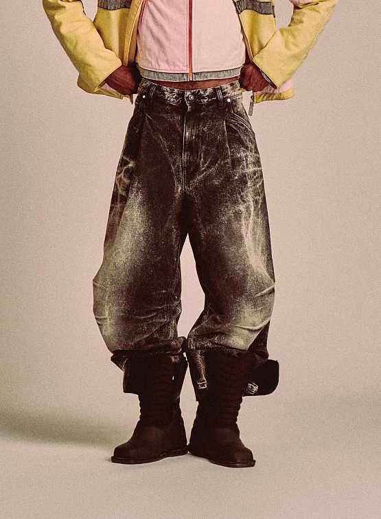 Джинсы PDF Fat Angelo Vintage Nero