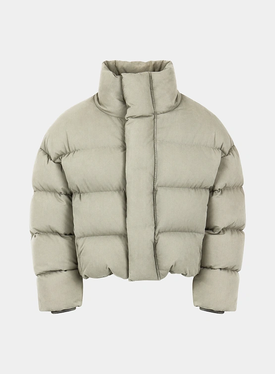 Пуховик entire studios Mml Puffer Cotton Off White