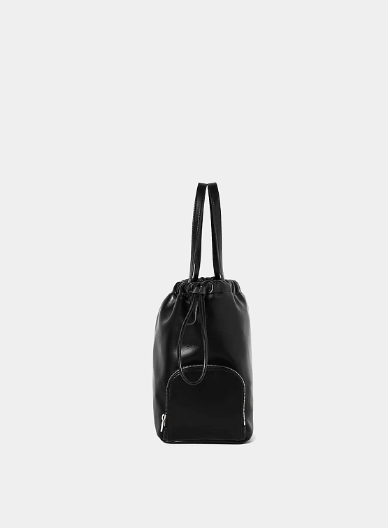 Сумка JUUN.J Leather Bucket Bag-Black