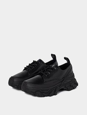 Женские кроссовки JUUN.J Leather Low-Top Sneakers Black